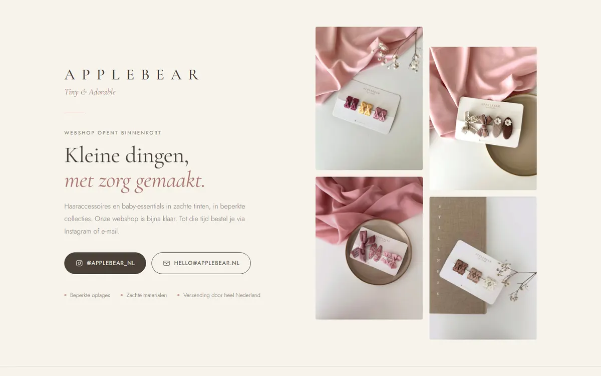 Homepage van Applebear